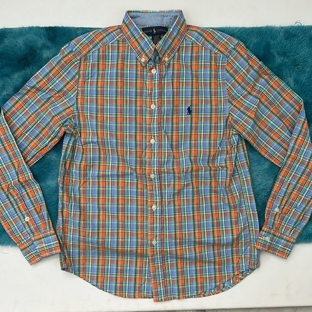 Ralph Lauren Boys Button Down Size L (14-16)